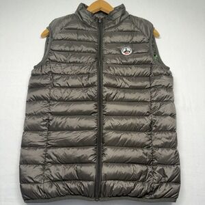 JOTT Tom Down‎ Vest Olive Green Puffer Jacket Sleeveless 90% Down Mens S